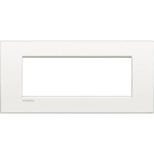 Rama ornament 7 module Bticino Living Light AIR LNC4807BN, alb pur