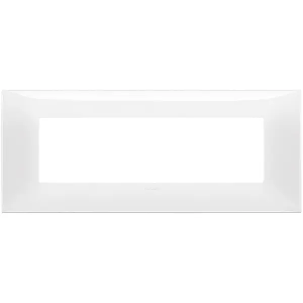 Rama ornament 7 module Vimar Neve Up 09677.01, alb