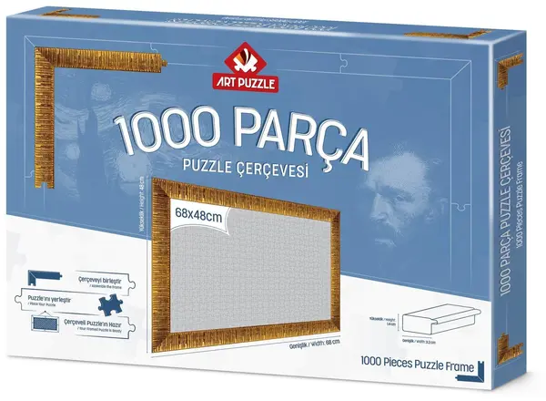 Rama pentru puzzle Art Puzzle - Aurie, pentru 1000 piese