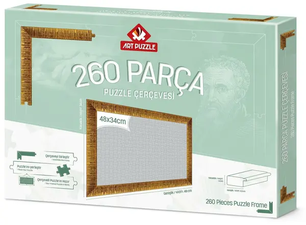 Rama pentru puzzle Art Puzzle - Aurie, pentru 260 piese