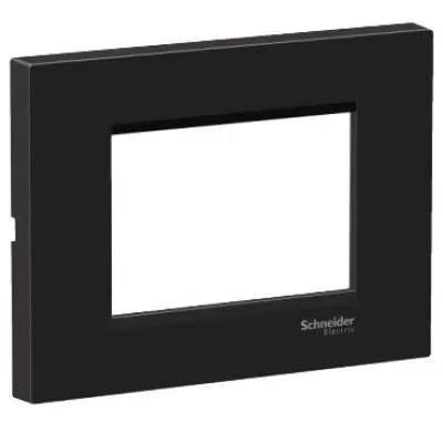 Rama plata 3 module Schneider Easy Styl LMR7253005, negru metalic
