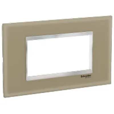 Rama sticla, 4M Schneider Easy Styl LMR7924038, maro deschis/crom