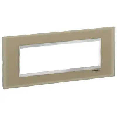 Rama sticla, 7M Schneider Easy Styl LMR7927038, maro deschis/crom