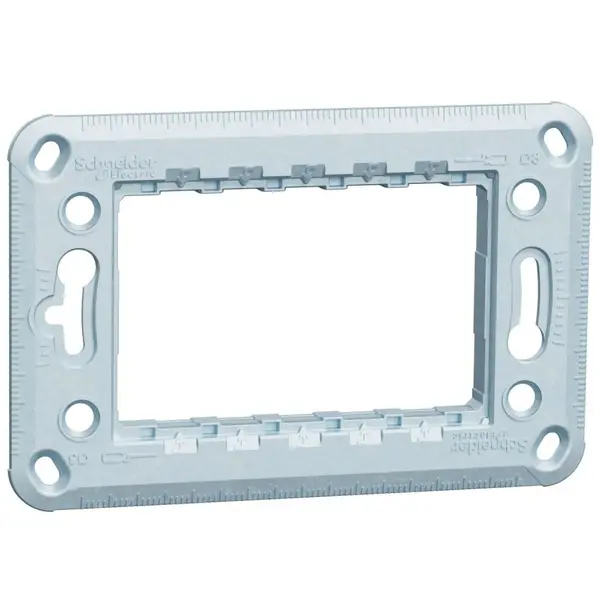 Rama suport 3M Zamak Schneider Noua Unica NU7103 alb, bej, antracit, aluminiu