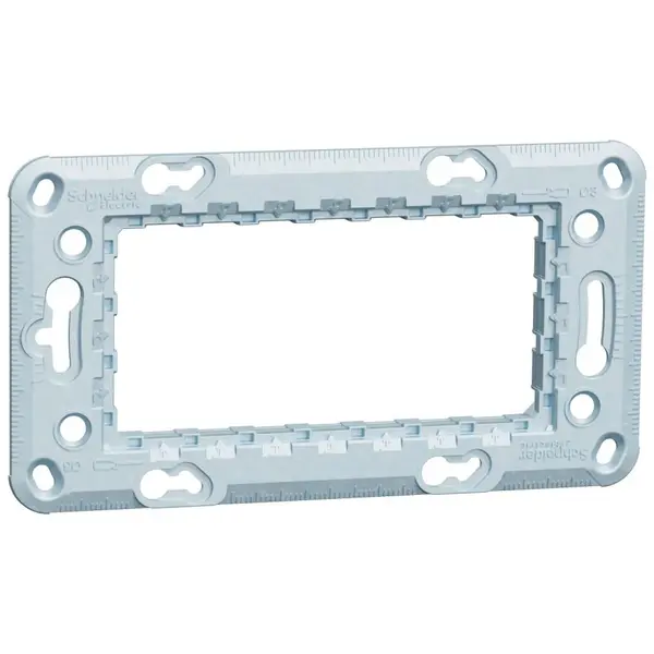 Rama suport 4M Zamak Schneider Noua Unica NU7104 alb, bej, antracit, aluminiu