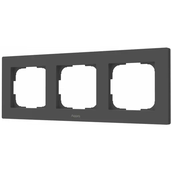Rama tripla Aqara pentru intrerupatoare H2 (pentru comutator de perete) Gri 6975833357673