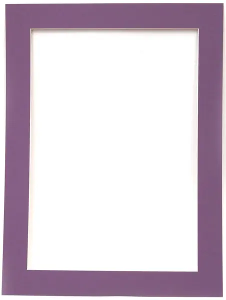 Rama unică din carton Em Art - 700 g/m2, pentru hârtie A4, dimensiunea exterioară 26.4 x 35 cm, mov