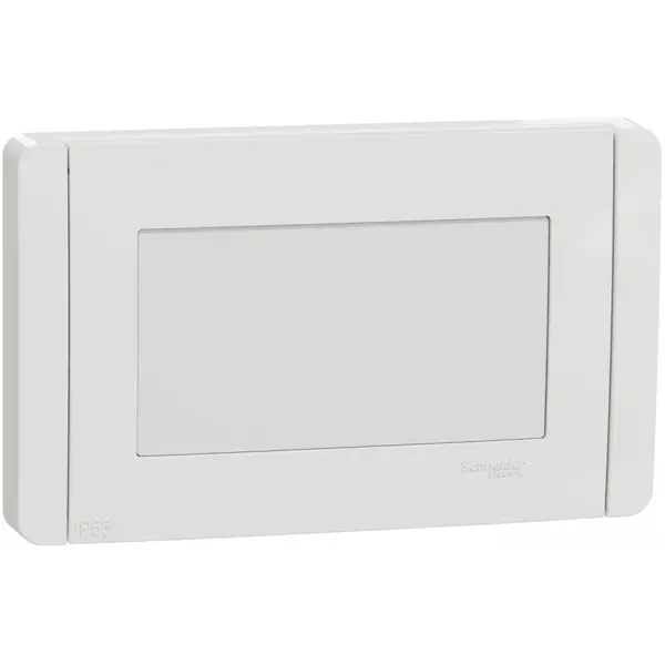 Rama Unica Studio 4m IP55 Schneider Noua Unica NU055418, alb