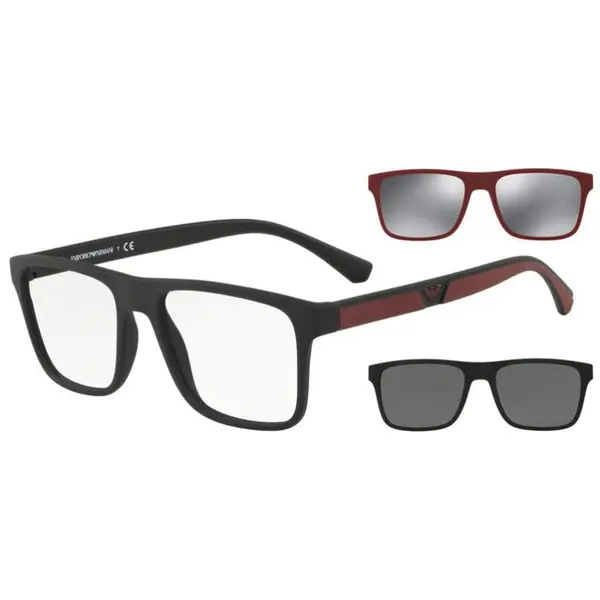 Rame ochelari de vedere barbati Emporio Armani CLIP-ON EA4115 50421W