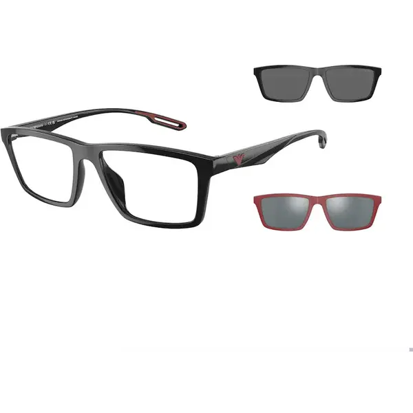 Rame ochelari de vedere barbati Emporio Armani CLIP-ON EA4189U 50171W