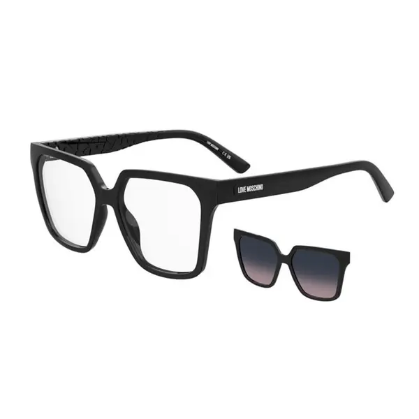 Rame ochelari de vedere dama Love Moschino clip-on MOL688/C QFU