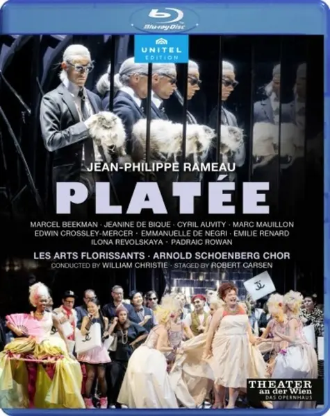 Rameau: Platee (Blu-ray) | Marcel Beekman, Jeanine De Bique, Cyril Auvity, Marc Mauillon, Edwin Crossley-Mercer, Emmanuelle de Negri, Emilie Renard, Ilona Revolskaya, Padraic Rowan, Arnold Schoenberg Chor, Les Arts Florissants, William Christie