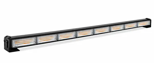 Rampa avertizare luminoasa 8 COB 12/24V de 144W stroboscop intermitent