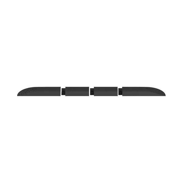 Rampa trecere prag PAA-home® pentru aspiratoarele de tip robot, culoare negru, dimensiuni 62.8x11.6x3.2 cm cm, autoadeziva, material plastic