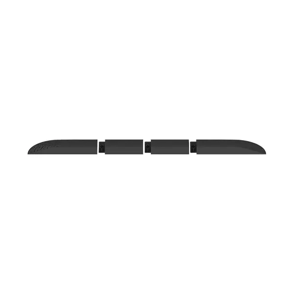 Rampa trecere prag PAA-home® pentru aspiratoarele de tip robot, culoare negru, dimensiuni 62.8x11.6x3.2 cm cm, autoadeziva, material plastic