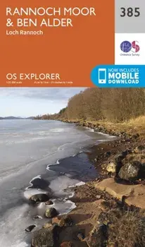 Rannoch Moor and Ben Alder. September 2015 ed, Sheet Map/Ordnance Survey