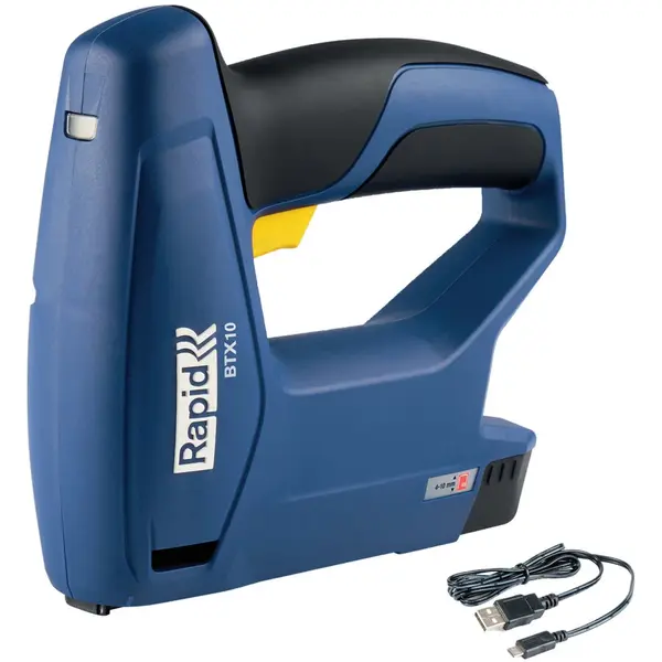 RAPID Rapid 5001496, pistol capsator cu acumulator BTX10, functional cu capse No. 53, 4-10 mm