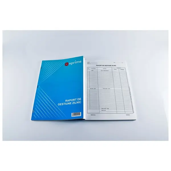 Raport gestiune zilnic A4 hartie offset 100 file 300g/mp Raport gestiune zilnic A4 hartie offset 100 file 300g/mp
