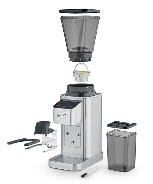 Râșniță de cafea Caso - Barista Chef Inox CAS.1834, 150W, 250 g, argintie