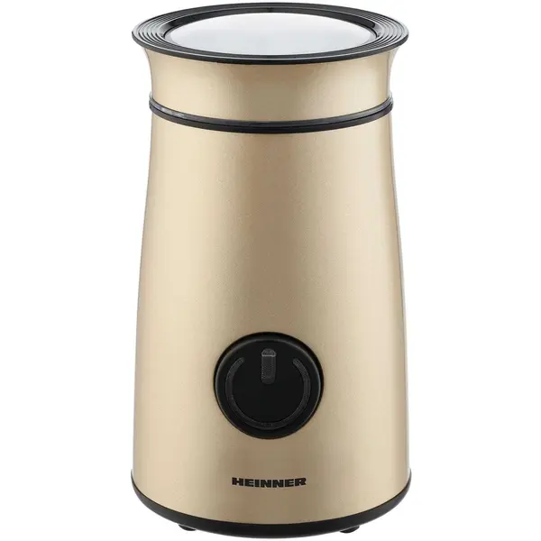 Rasnita de cafea Heinner Longold 150 HCG-150IXGD, 150 W, 50 g, Auriu