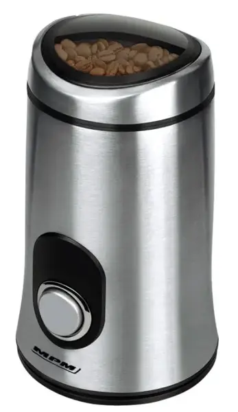 Rasnita de cafea MPM MMK-02M, 150W, 30 g, Functie Impuls (Argintiu)