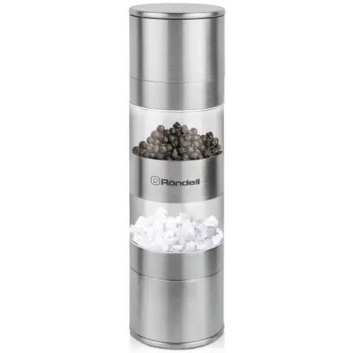 Rasnita pentru piper RONDELL RD-1277, transparent, inox