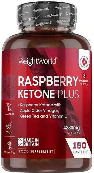 Raspberry Ketone Plus, 180 capsule, Weight World