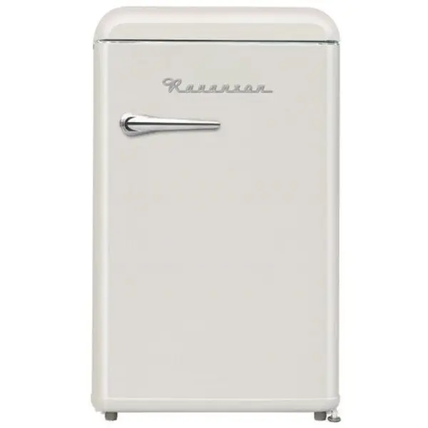 Ravanson Frigider design retro Ravanson LKK-120ERC, 118L, Clasa E, crem