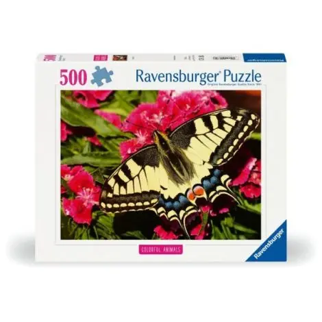 Ravensburger - Puzzle animale colorate fluture 500 piese