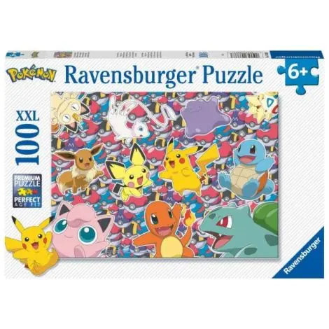 Ravensburger - Puzzle Pokemon gata de lupta 100 piese XXL