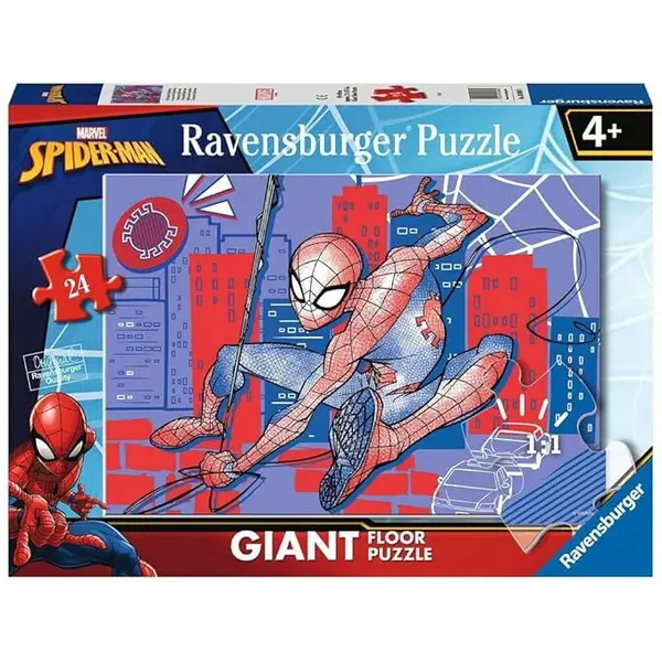 Ravensburger Puzzle Ravensburger 24 elemente Gigant Spiderman, 24 piese, 70 x 50 cm