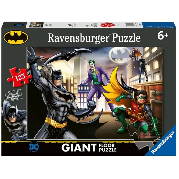 Ravensburger Puzzle Ravensburger Batman, 125 piese, puzzle de podea