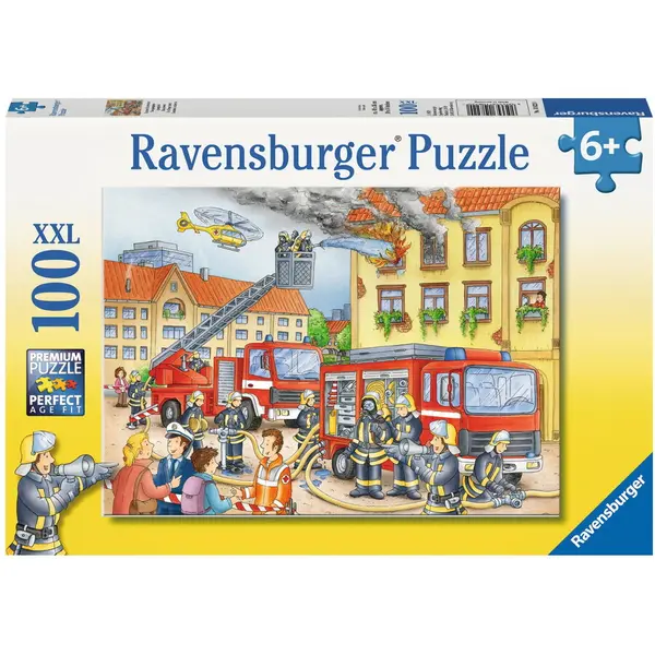 Ravensburger Puzzle Ravensburger XXL - Sectia de pompieri, 100 piese
