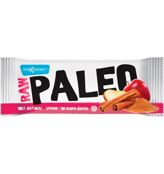 RAW PALEO BATON PROTEIC CU MAR SI SCORTISOARA, 50G MAX SPORT