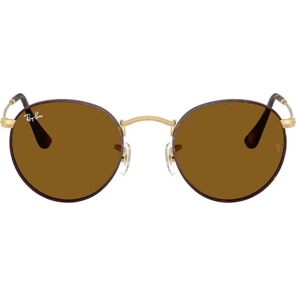 Ray-Ban RB3447 927533 50 ROUND METAL