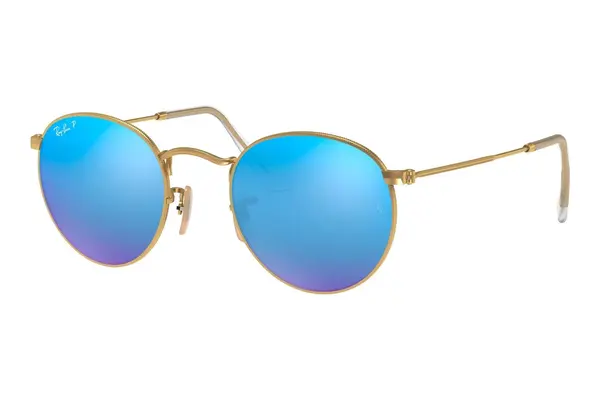 Ray-Ban Round Metal Flash Lenses RB3447 112/4L Polarized