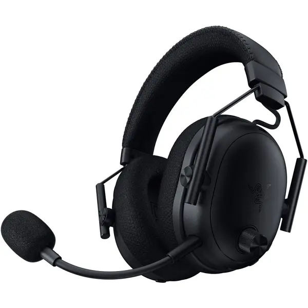 Razer Casti gaming wireless Razer Blackshark V3 Pro, microfon unidirectional, izolare fonica activa, sistem sunet 7.1, frecventa 20 - 28000, autonomie 70 ore, Negru