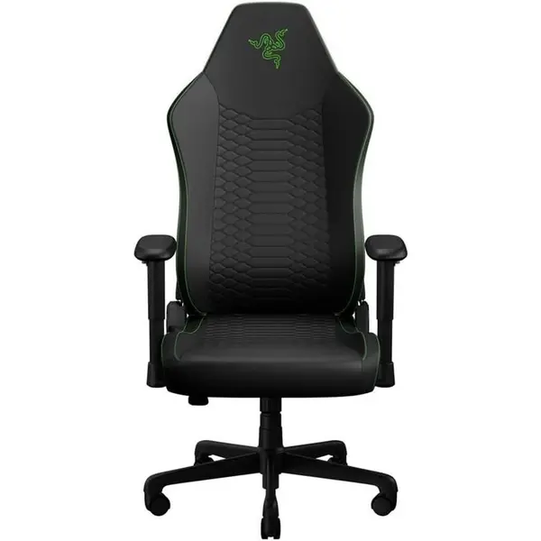 Razer Scaun Gaming Razer Iskur V2 X NewGen, piele, reglabil, Negru/Verde