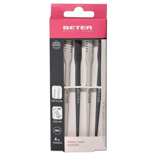 Razor Nazal Reutilizabil Beter, 4 Bucati
