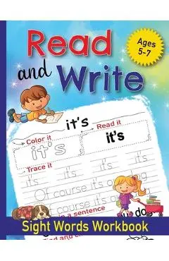 Read and Write Sight Words Workbook: 100 Sight Words and Phonics Activity Workbook for Kids Ages 5-7/ Pre K, Kindergarten and First Grade/ Trace and P - Jocky Books