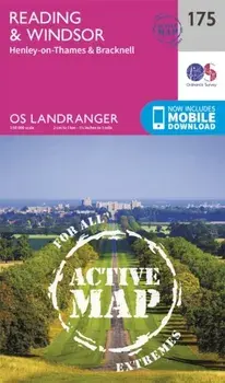 Reading, Windsor, Henley-on-Thames & Bracknell. February 2016 ed, Sheet Map/Ordnance Survey