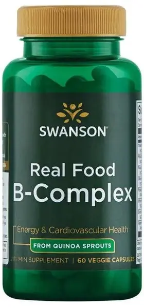 Real Food B-Complex, 60 capsule, Swanson