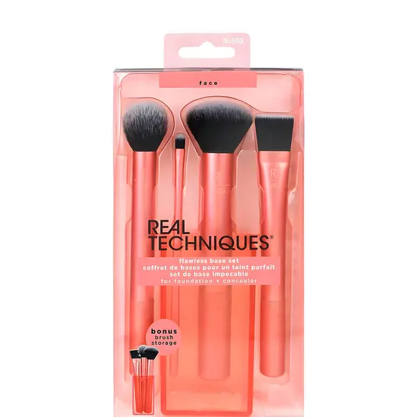 Real Techniques Flawless Base Complexion 4 Piece Makeup Brush Set