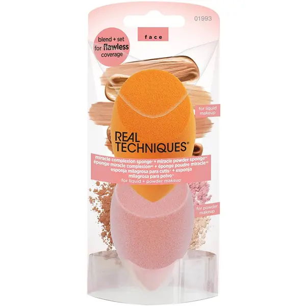 Real Techniques Miracle Complexion Sponge and Miracle Powder Sponge