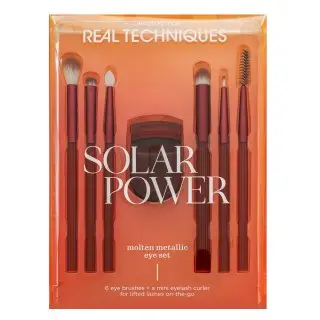 Real Techniques Solar Power Molten Metallic Eye Set set perii machiaj pentru ochi