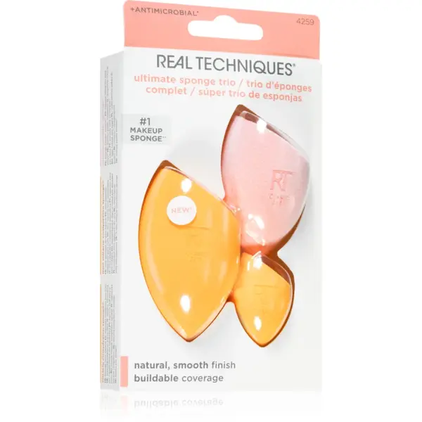 Real Techniques Ultimate Sponge Trio set aplicatoare