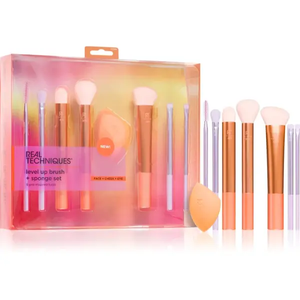 Real Techniques Vivid Nostalgia set perii machiaj pentru look perfect