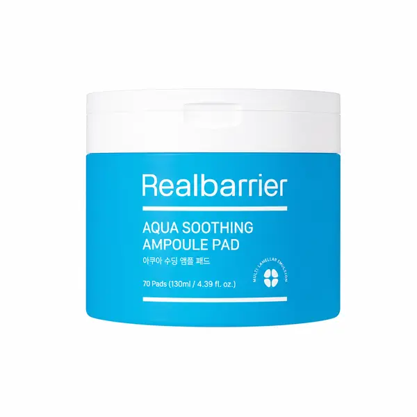 Realbarrier - Aqua Soothing Ampoule Pad, 130ml, 70ea