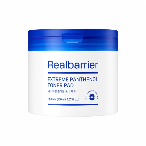 Realbarrier - Extreme Panthenol Toner Pad, 150ml/80ea