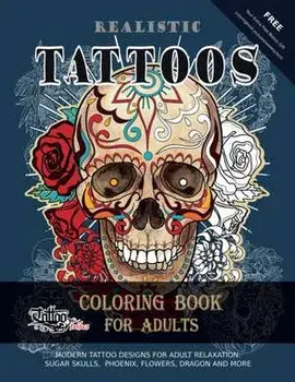 Realistic Tattoos Coloring Book for Adults, Paperback/Roberto Gemori